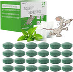 Mouse Rodent Repellent, 24 Pack Peppermint Oil Mouse Repellent Balls for Rats Mice Deterrent, Natural Mouse Traps for Indoor Outdoor Use, Keep Rodents Away from Garden and Home, Family & Pet Safe