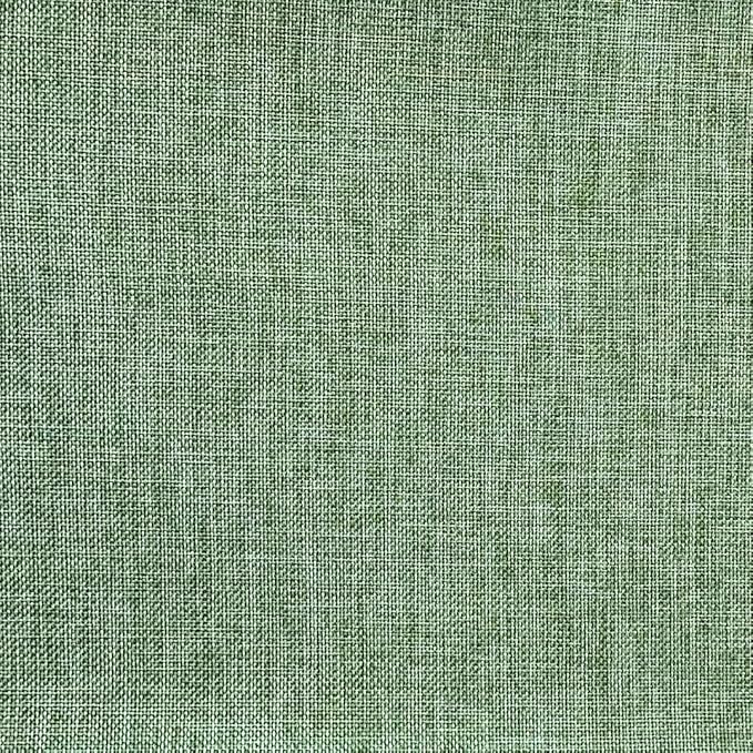 Aiking Home Woven Fine Faux Linen Throw Pillow Cover, Size 12"x24", Moss