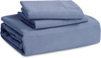 Bedsure Slate Blue Duvet Cover King Size - 3 Pieces Prewashed Cotton-Like Extra Soft Bedding Set, Includes 1 Duvet Cover 104x90 Inches with Zipper Closure & 2 Pillow Shams, Comforter Not Included