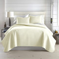 Southshore Fine Living, Inc. Full/Queen Size Quilt Bedding Set, Wrinkle-Free Stain & Pet Hair Resistant Bedding, Coverlet Bedspreads Queen Size/Full Size Bedspread with 2 Pillow Shams, Cream