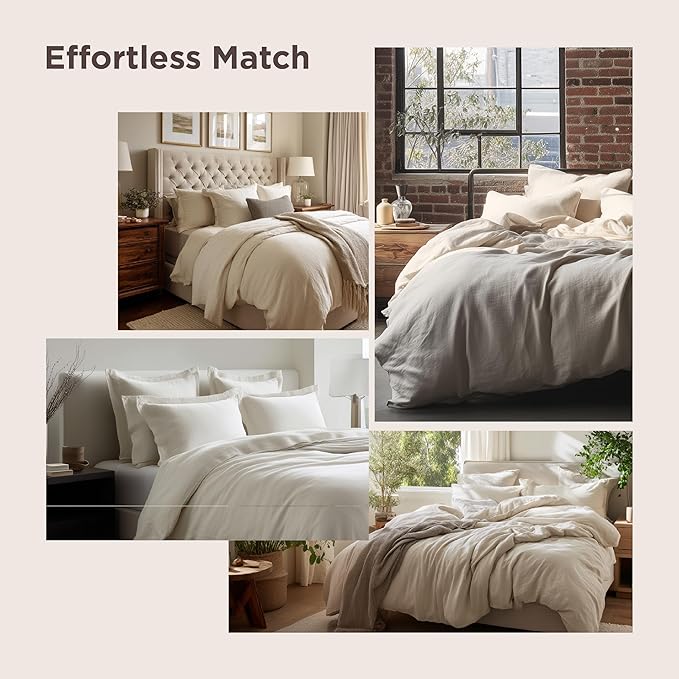 Bedsure White Oversized Queen Duvet Cover - 3 Pieces Prewashed Cotton-Like Extra Soft Bedding Set, Includes 1 Duvet Cover 98x98 Inches with Zipper Closure & 2 Pillow Shams, Comforter Not Included