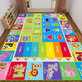 Kids Rugs for Playroom, ABC Carpet Educational Floor Play Mat for Kids, Preschool Rugs with ABC, Numbers, Animals Learning Carpet for Playroom Classroom Bedroom (Green, 78.7X59 INCH)