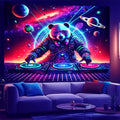 NYZE Astronaut Space Tapestry for Bedroom, Glow in the Dark Room Decor Wall Tapestries, Cool Galaxy Planet Wall Hanging, Wall Hanging for Men Guys Gamer Room Dorm Living Room 90x70 in