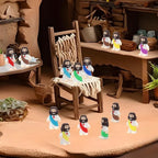50 Pcs Baby Jesus Figures Mini Jesus Figurines in Bulk Original Design Tiny Miniature Jesus Figures for Hide and Seek, Religious Party Favors, Sunday School, Baptism Gift, Easter Egg Stuffers