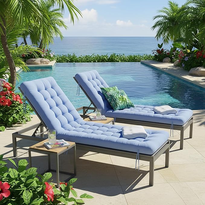 Long Floor Cushion Large Floor Cushion with Brushed Cotton 74.8 x 27.5 x 3.15 in Jumbo Lounger Pillow for Outdoor Indoor Bay Window Meditation Yoga Reading Sleeping(1 Pc,Light Blue)