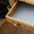 The Master Herbalist Fragrant Fresh Linen SCENTED DRAWER LINERS in a DUCK EGG BLUE GINGHAM Design | Pack of 5 Sheets | Contains Essential Oils | MADE IN THE UK.