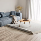 Veken 8 Ft Round Rug Pad Gripper for Hardwood Floors, Non Slip Circle Rug Pads for Area Rugs, Thick Rug Grippers for Tile Floors, Under Carpet Anti Skid Mat, Keep Your Rugs Safe and in Place