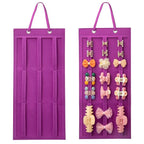 SMUK Hanging Hair Claw Clip Organizer - Large & Small Claw Clip Storage Display for Thick Hair, On Wall, Door, Wardrobe
