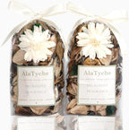 Spring Potpourri Bags,Vanilla Scented Potpourri Bowl Fillers,Dried Flowers,Home Fragrance Sachet of Petal, Vase Decor (White Caramel)-Mini