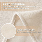 MYSKY HOME White Couch Covers for 3 Cushion Couch Sofa, Pet Friendly Dog Couch Cover Furniture Protector Cover Non Slip Soft Couch Sofa Cover, Sofa Covers Washable, 91" x 134"