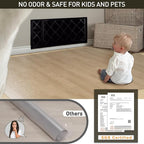 Clear Plastic Floor Mat for Under Dining Table, 5'×7' Large No Slip Waterproof Vinyl Area Rug for Home, Anti-Spill Hard Floor Protector Cover for Living Room, Splat Mat for Under High Chair