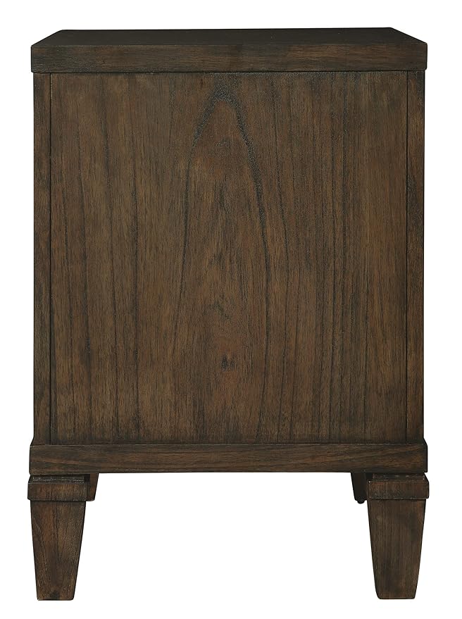 Hekman Furniture Chairside Chest Linwood Finish, Rectangular Shape Sturdy Wooden Material Modern Bedroom Furniture, 3 Storage Drawers Multiple Storage Units Idle Side Table for Home & Office