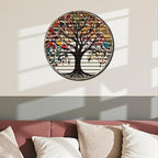 Tree Of Life, Carved Wood Wall Art, 3D Wall Decor, Home Decor, Housewarming Gift, Wall Hangings, Round Wall Art, Wooden Wall Decor,Home Art, Home Decor