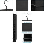 MAX Houser 10-Shelf Hanging Shoe Shelf Organizer, Hanging Shoe Storage for Closet,Pack of 2 (Black)