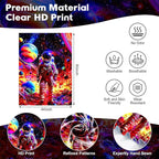 NYZE Astronaut Space Tapestry for Bedroom, Glow in the Dark Room Decor Wall Tapestries, Cool Galaxy Planet Wall Hanging, Wall Hanging for Men Guys Gamer Room Dorm Living Room 44x60 in