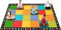 Booooom Jackson Classroom Rug 7.5x13ft Large Classroom Carpet Elementary Suitable for Rainbow or Colorful Classroom Theme
