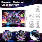 NYZE Astronaut Space Tapestry for Bedroom, Glow in the Dark Room Decor Wall Tapestries, Cool Galaxy Planet Wall Hanging, Wall Hanging for Men Guys Gamer Room Dorm Living Room 79in×59in