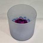 WGV Cylinder Vase, Diameter 5", Height 5", Frosted Glass Floral Planter Container, Floating Candle Holder for Wedding Party Event Home Office Decor, 1 Piece