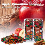 STRN Potpourri Bowl Filler – Cinnamon & Apple Scented Dried Flower Bags, Bowl Vase Filler, Decorative Potpourri for Vase or Bathroom – Long-Lasting Fresh Aroma Gift for Home Decor
