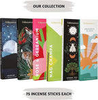 Folkulture Incense Sticks (75 Sticks) |8" Holy Palo Santo & Cedar Incense Sticks For Spritual, Inciensos para Sacar Malas Energias | No Charcoal,Organic,Non Toxic, 45 Mins, Long Burning Insence-Sticks