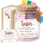 Bible Verse Jar for Daughter – 92 Color-Coded Scriptures of Encouragement, Birthday & Christmas Gift, Christian Keepsake, Daughter-in-Law Gift (Bible Verse Jar For Sister)