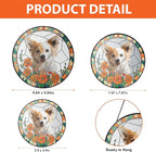 Lovely POD Personalized Pet Memorial Gifts for Dogs with Photo, Custom Dog Breeds Suncatcher, Loss of Fur Sympathy Gift, Pet Lovers Memorial Gift, Home Decor, Memorial Passing Away Gifts