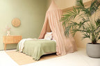 Nougat Bed Canopy for Queen and King-Sized Beds | Bedroom Decoration for Teens or Adults | Conical Shape Insect Netting | Mosquito Net in Multiple Colors and Sizes