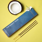 Folkulture Incense Sticks (120 Sticks) | Set of 6 Premium Incense Sticks For Relaxation, Aromatherapy| No Charcoal, Organic, Non Toxic, 45 Mins, Long Burning Coconut, Mango,Aqua, Orange Insence-Sticks