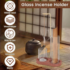 2 in 1 Incense & Candle Holder, Hanging Incense Burner, Incense Holders and Burners, Fragrance Holder Organizer with Ash Catcher for Meditation Yoga Spa Home Decor (Vintage Color)