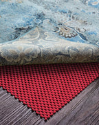 Veken Runner Rug Pad Gripper for Hardwood Floors, Non Slip 2x8 Ft Red Rug Pads for Area Rugs, Thick Rug Grippers for Tile Floors, Under Carpet Anti Skid Mat, Keep Your Rugs Safe and in Place