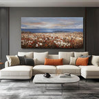 GAIDUOMAI Large Wall Art Landscape Paintings Ocean Wall Prints for Bedroom Flower Field Rustic Posters for Room Aesthetic 29x58 Inch Office Artwork