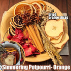 Dried Orange Slices Strong Aroma Dehydrated Orange Slices for Cocktails, Tea, Winter Recipe, Simmering Potpourri-Citrus Wheels for Festive Decor/Crafts/Garland 100% Natural & No Additives 7.05oz/200g