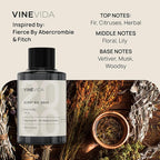VINEVIDA Reed Diffuser for Home & Bathroom | Long-Lasting Scent Sticks Set | Oil Stick Diffuser | Bathroom Scent - Room Fragrance No. 2000 - Inspired by: Fierce