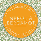 The Master Herbalist Fragrant Scented Drawer Liners in a William Morris Inspired Design | Pack of 5 Sheets | Contains Essential Oils | Made in The UK (Neroli & Bergamot)