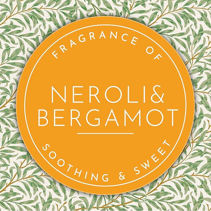 The Master Herbalist Fragrant Scented Drawer Liners in a William Morris Inspired Design | Pack of 5 Sheets | Contains Essential Oils | Made in The UK (Neroli & Bergamot)