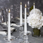 BOLSIUS Long White Taper Candles - Bulk Pack of 30 Count - 10-inch Unscented Household Candlesticks - Premium European Quality Wax - 8 Hour Long Burning Candles for Home Décor, Weddings & Parties
