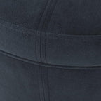 HomePop Large Velvet Storage Ottoman - Navy