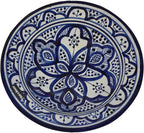 Ceramic Plates Moroccan Handmade Serving, Wall Hanging, Exquisite Colors Decorative Large 12 inches Diameter