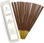 Cinnamon Incense Sticks, Organic Hand Dipped Incense, Natural Herbs & Aromatic Ingredients, Contain 40 Sticks Inside, Burn Time 45-60 Min, Spiritual Gifts, Incense by Karma Pledge