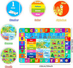 Kids Rug for Playroom, Soft & Non-Slip Educational Rug with ABC, Animals, Numbers, Floor Play Mat for Kid, Preschool Classroom Rugs Playmat for Toddler Nursery Kids (59X39.4 inch, Season&Month)
