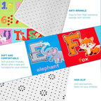 Baby Play Mat Kids Rug for Floor, Playmat for Kids Toddlers Infant, Extra Large Thick Playtime Collection ABC, Numbers, Animals Educational Area Rugs for Playroom (59 x 39.4 Inch)
