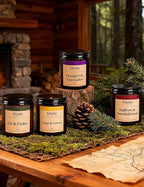 Brown Soy Wax Candle Gift Set - 28oz Large Jar,200-Hour Burn Time,Home Fragrance for Relaxation, Meditation,Gifts for Women, Housewarming, Home Decor