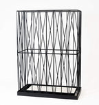 Mango Steam Pluvian Soakstone Umbrella Holder (Rectangle, Black)