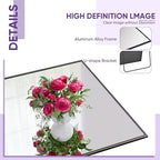 Full Length Mirror, 88"x44" Floor Mirror Freestanding, Oversized Floor Standing Mirror Full Body Mirrors with Stand for Bedroom, Hanging Mounted Mirrors for Living Room Cloakroom, Black, Rect