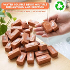 Brick and Mortar Construction Set, DIY Building Blocks for Kids Ages 6+, STEM Construction Kit, Versatile Creative Play, Great Birthday Gift