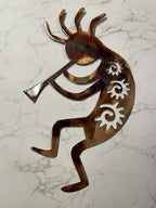 Kokopelli Metal Wall Art Trio