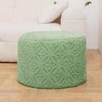 Plush Multi-Functional Ottoman Pouf – Ergonomic Ottoman Foot Rest with Space-Saving Design, Perfect Under Desks, Couches & Sofas (Sage Green)