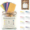 Bible Verse Jar for Christmas Gifts, Initial A Read Me When Prayer, Emotion and Feelings Scripture, Uplifting Jar Christian Gifts for Women, Scriptural Study Supplies Men Art Work for Family