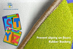 Booooom Jackson Kids Rug ABC Educational Rugs, 4'11x6'7'' Non-Slip Alphabet Carpet Preshool Rug for Kidsroom, Playroom, Daycare, School, Classroom, Yellow