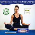 Satya Nag Champa Incense Sticks Bangalore- 250gm Bundle Natural Hand Rolled Non-Toxic Nagchampa BNG Insense Set with Raajsee Insence Stick Holder for Meditation, Yoga, Aromatherapy & Joss Sticks